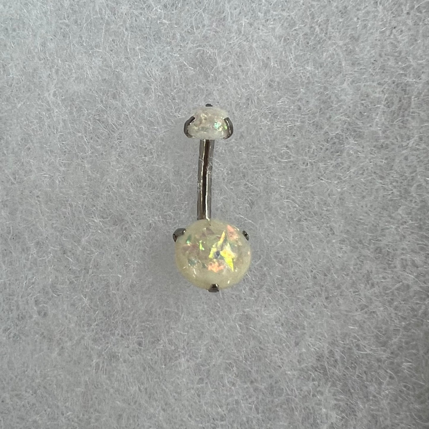 Opal Belly Ring