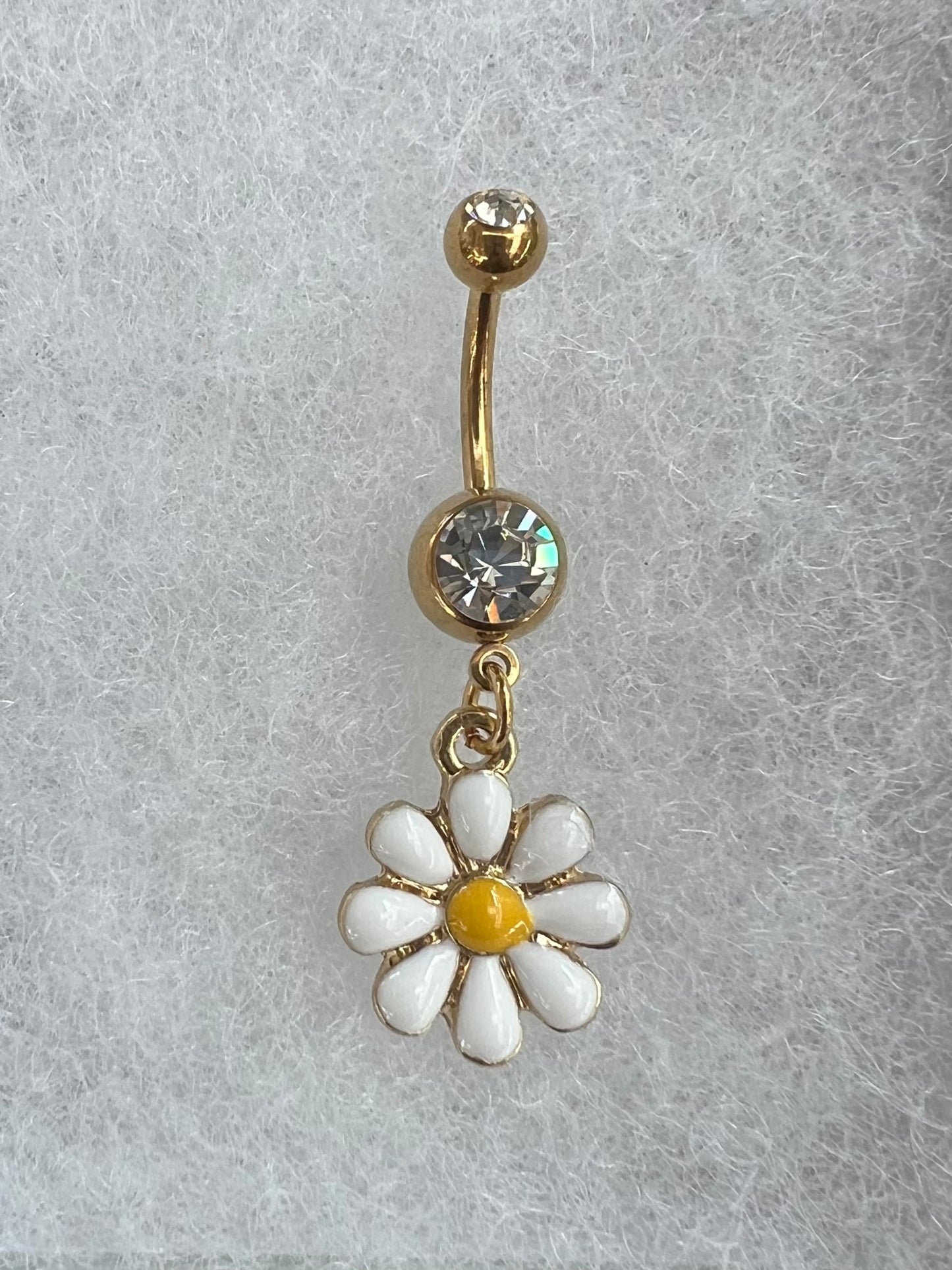 Daisy Dangle Belly Ring