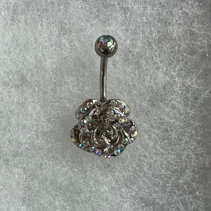 Rose Bottom Belly Ring