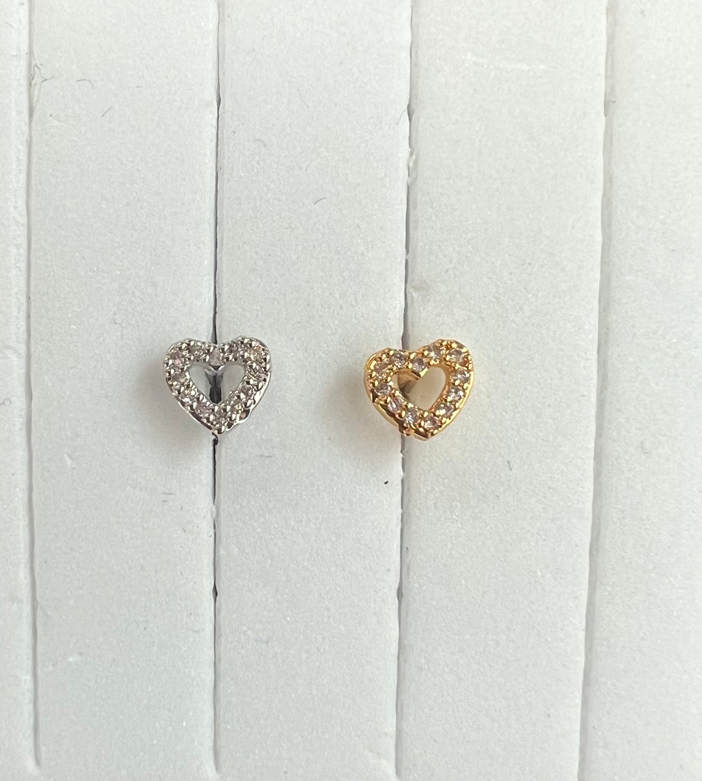 Heart CZ Labret