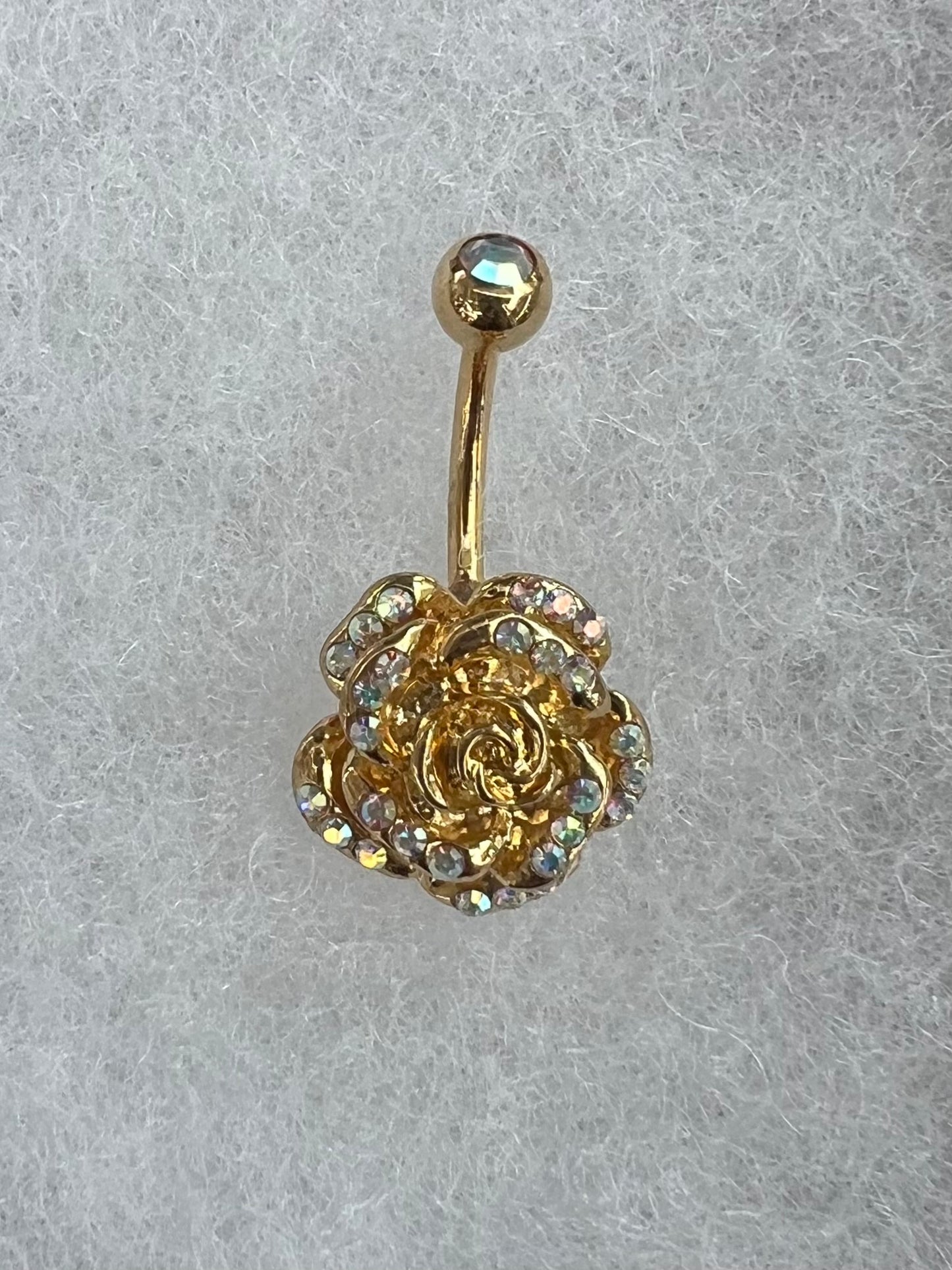 Rose Bottom Belly Ring