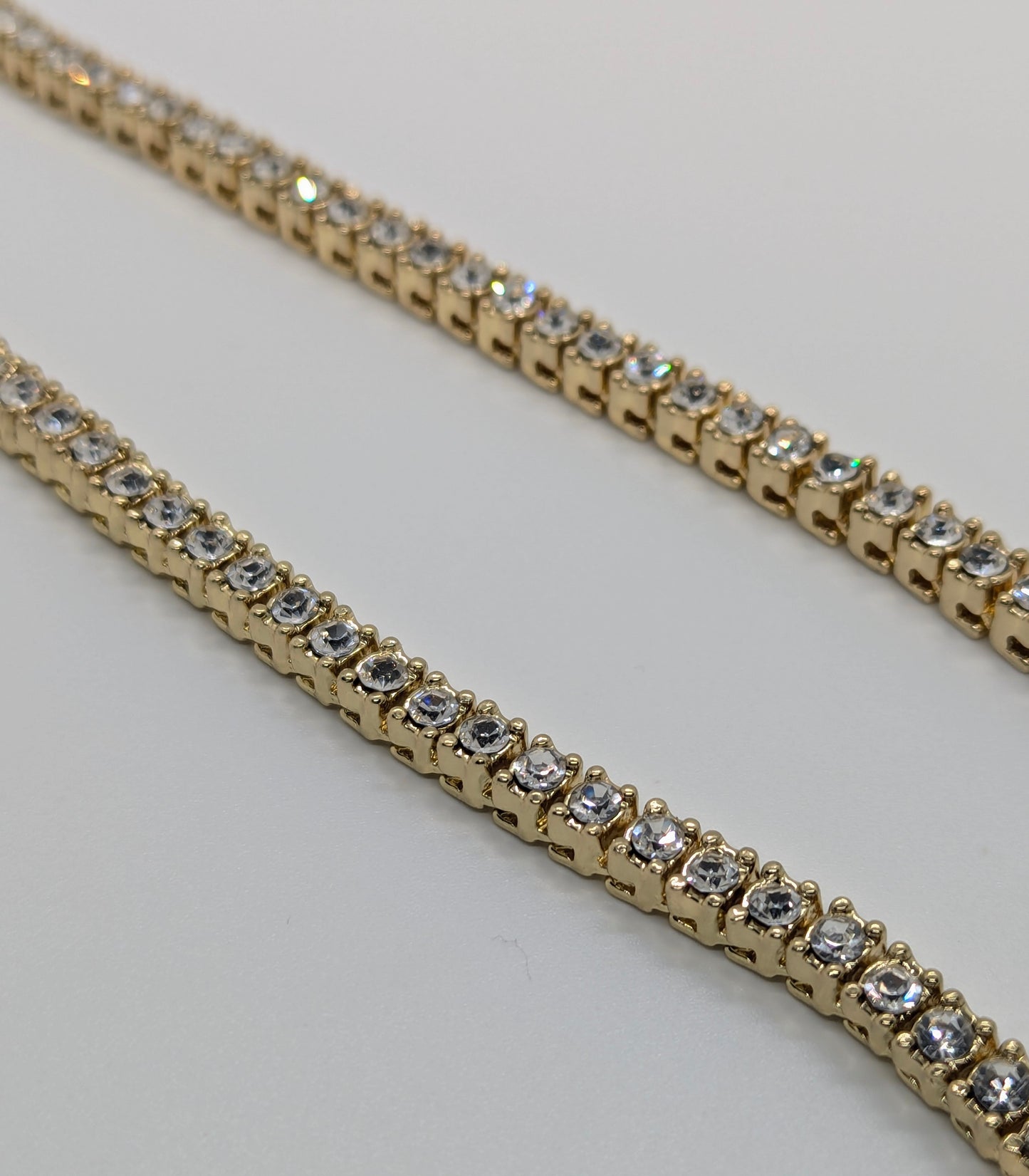 5.6mm Gold Plated Tennis Chain