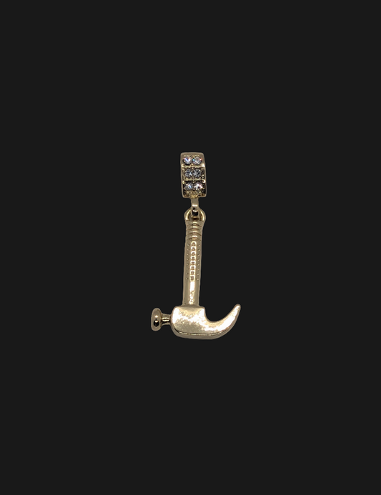 Hammer Gold Plated Pendant