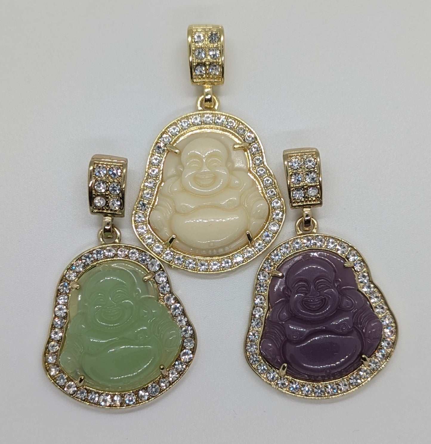 Big Buddha Gold Plated Pendant